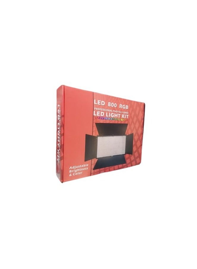ضوء LED 800 RGB للصور والفيديوهات الاحترافية - Image 2