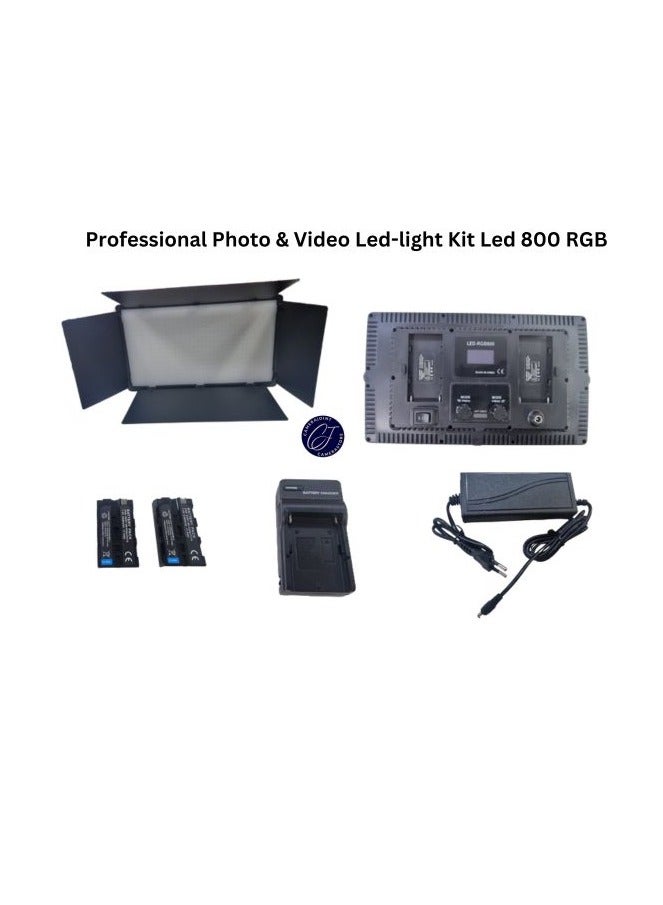 ضوء LED 800 RGB للصور والفيديوهات الاحترافية - Image 4