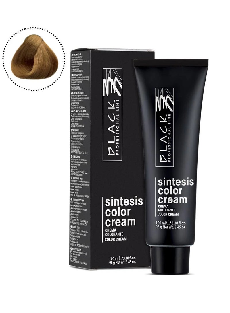 BLACK PROFESSIONAL LINE Black Professional Sintesis Cream Medium Golden Blonde 7.3 - Permanent Hair Colour with Radiant Highlights - Image 1