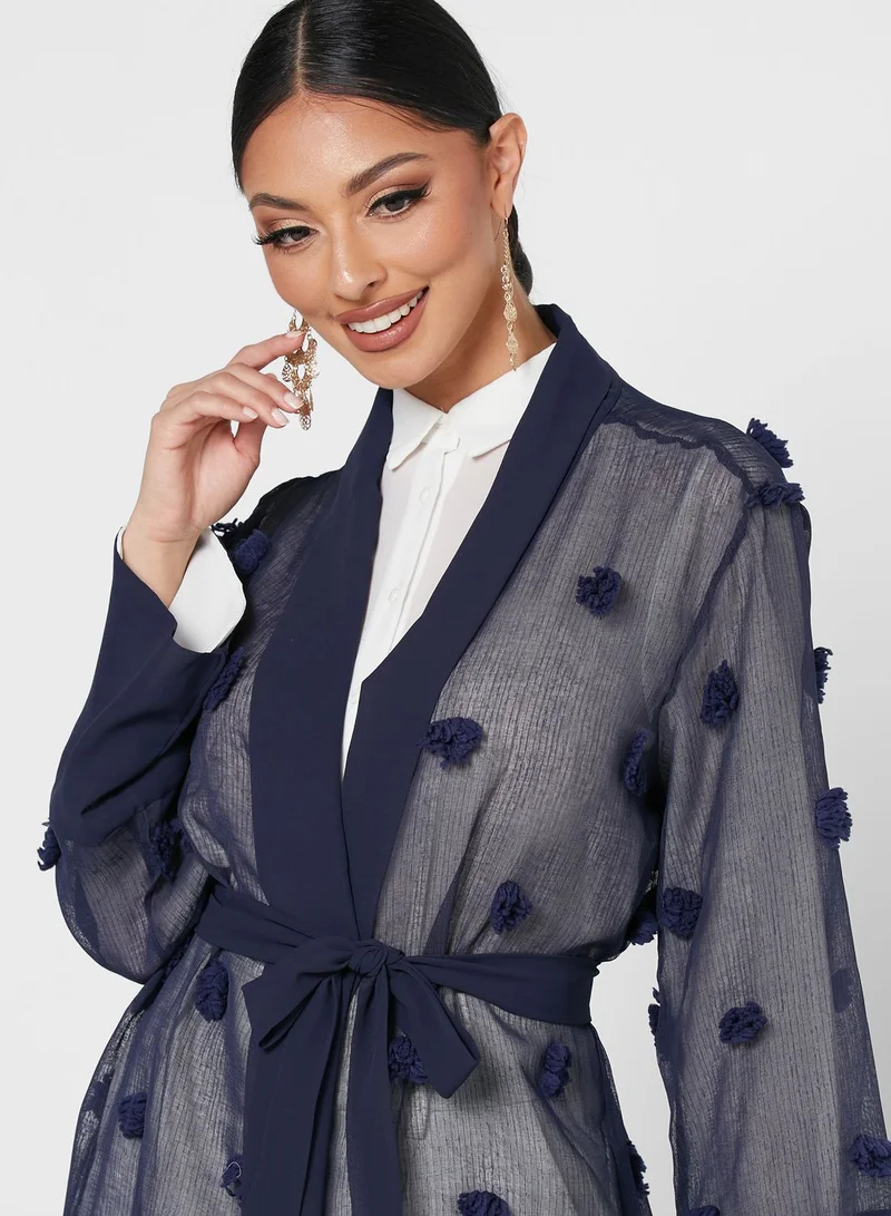 Khizana Textured Abaya