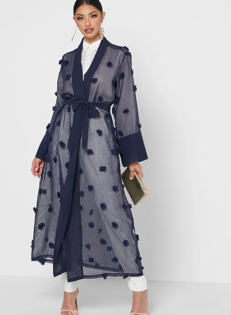Khizana Textured Abaya