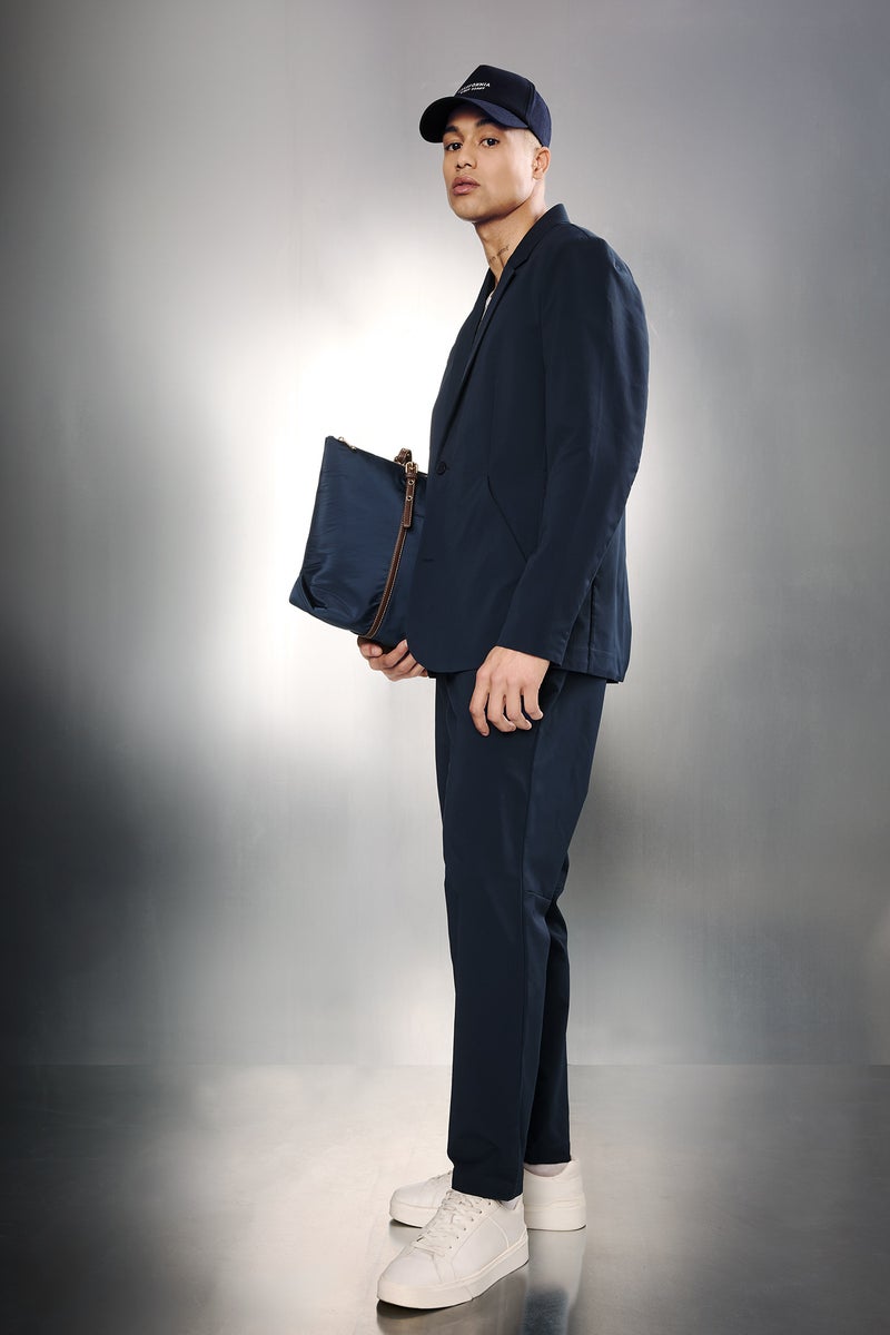 DeFacto Blue Man Standard Fit Trousers Casual - Image 4