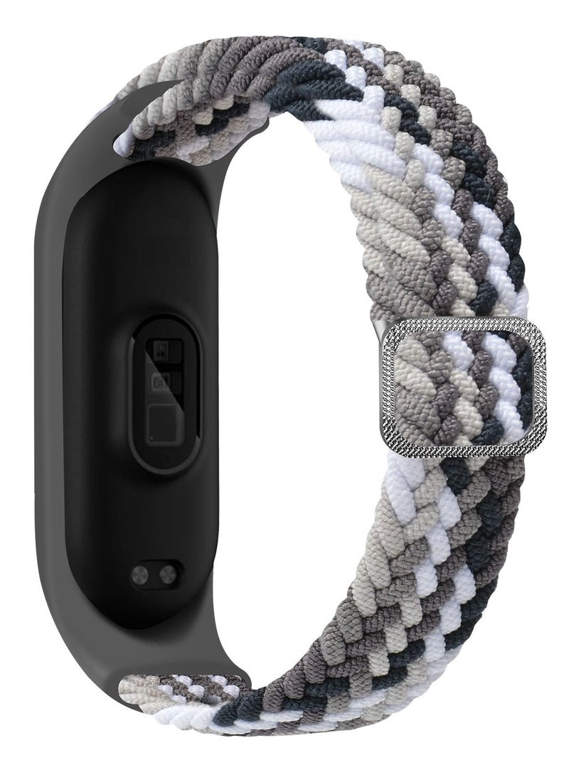 BSNL - Replacement Strap Elastic Adjustable Nylon Braided Solo Loop For Xiaomi Mi Band 4/5/6 - Image 1