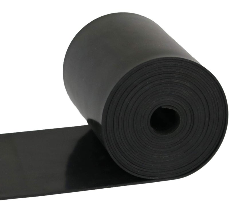 NABOWAN Solid Rubber Sheets,Strips,Rolls 1/16" (.062") Thick x 4" Wide x 120" Long, Thin Neoprene Rubber, Perfect for DIY Gasket Material, Sealing, Liner, Shield, Padding, Mat - Image 1
