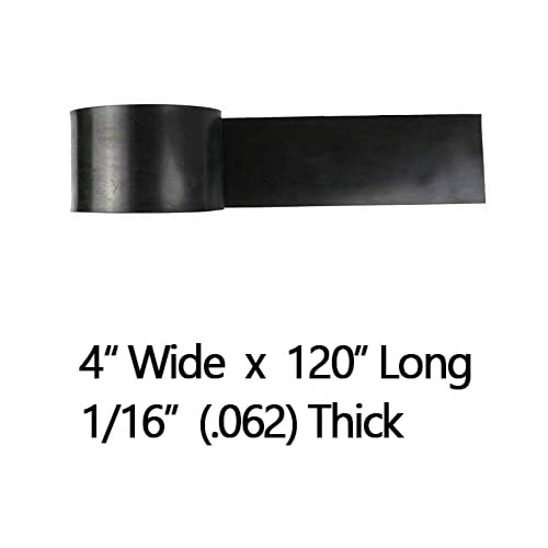 NABOWAN Solid Rubber Sheets,Strips,Rolls 1/16" (.062") Thick x 4" Wide x 120" Long, Thin Neoprene Rubber, Perfect for DIY Gasket Material, Sealing, Liner, Shield, Padding, Mat - Image 2