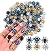 HOMICO 200 Pieces Tiny Spider for Crafts Dollhouse Miniatures Resin Mini Things Decor for Fairy Garden Micro Landscaping Decoration - Image 2