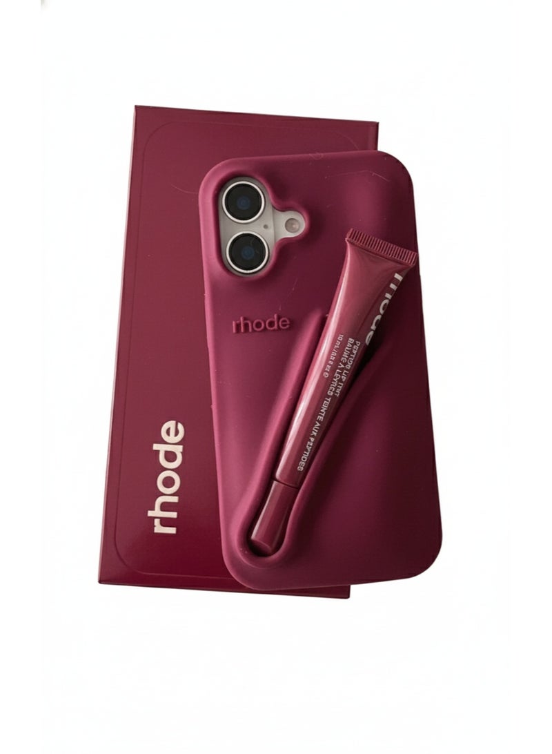 رود أحمر شفاه وغطاء للآيفون - Image 4