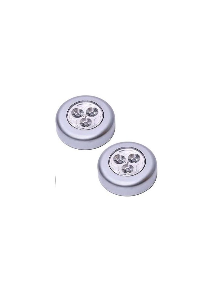 Spaceshoop - Wireless LED lamp  Can be stuck anywhere on the wall cabinet bathroom or kitchen 2pcs - Image 1