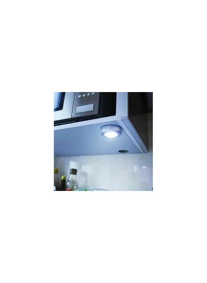 Spaceshoop - Wireless LED lamp  Can be stuck anywhere on the wall cabinet bathroom or kitchen 2pcs - Image 1
