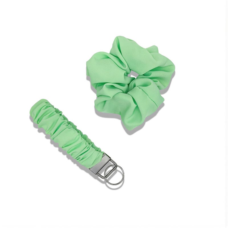 Upgraded Heavy Duty Scrunchie Keychain Reinforced Elastic No Fray Long Lasting - Image 1