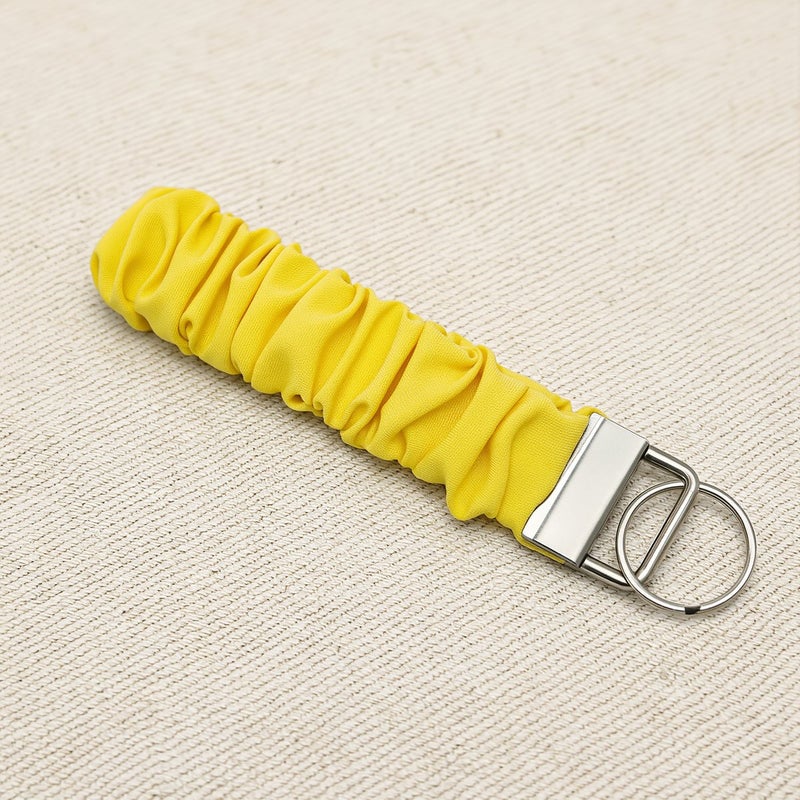 Upgraded Heavy Duty Scrunchie Keychain Reinforced Elastic No Fray Long Lasting - Image 5