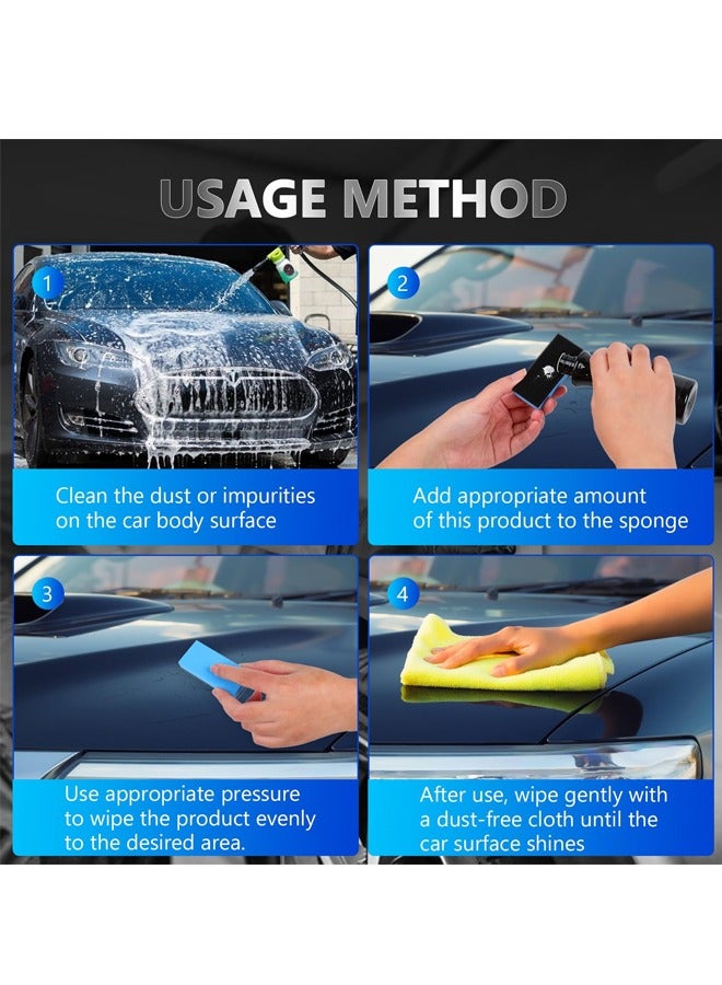 Generic Car Scratch Repair Paste, Car Paint Scratch Repair Polishing Wax, Car Paint Scratch Repair, Scratch Remover Kit with Sponge for Vehicles for Deep Scratches(2pcs) - Image 5