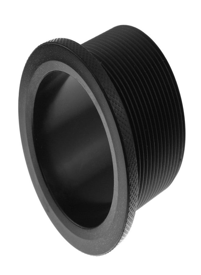 ماكسمورال، قطعتان، محول شفة تصريف الدش، أنبوب ملولب مقاس 2 بوصة، لوصلة مطاطية مربعة قابلة للتعديل، باللون الأسود - Image 4