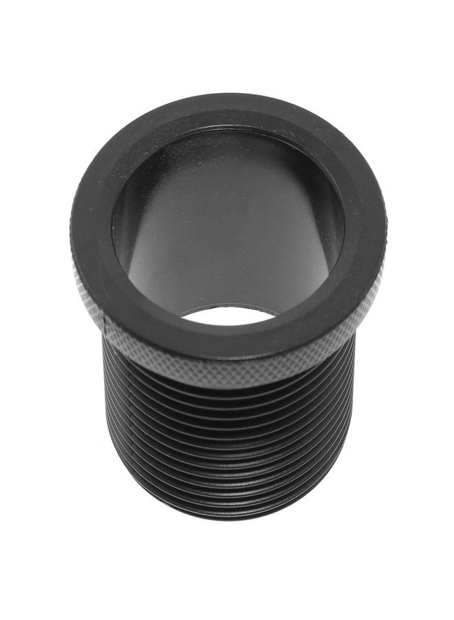 ماكسمورال، قطعتان، محول شفة تصريف الدش، أنبوب ملولب مقاس 2 بوصة، لوصلة مطاطية مربعة قابلة للتعديل، باللون الأسود - Image 2