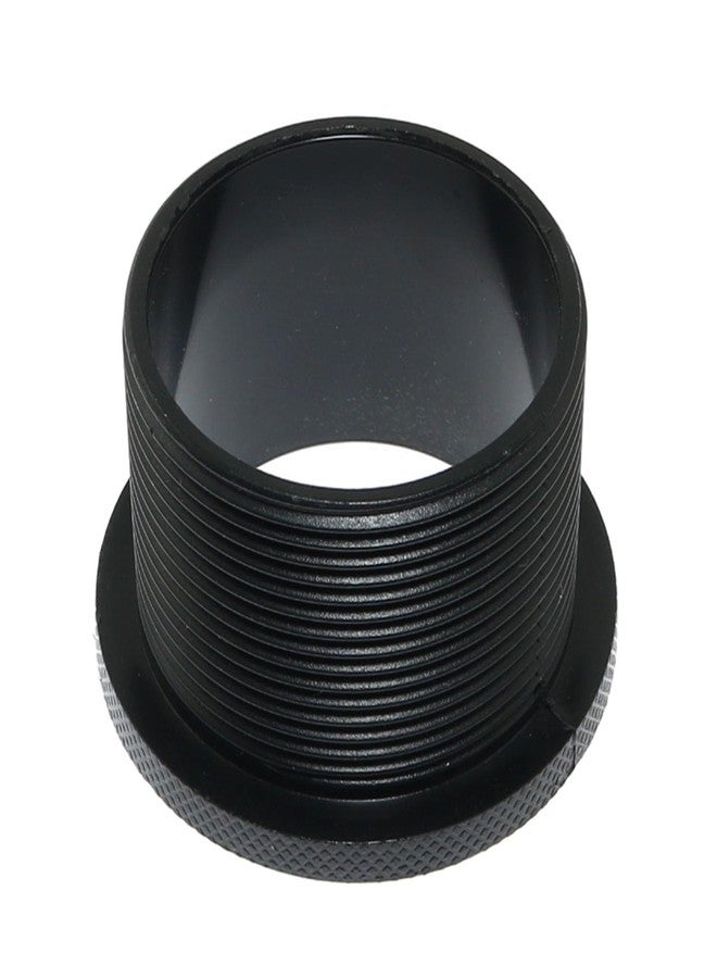 ماكسمورال، قطعتان، محول شفة تصريف الدش، أنبوب ملولب مقاس 2 بوصة، لوصلة مطاطية مربعة قابلة للتعديل، باللون الأسود - Image 5