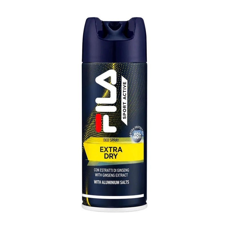 Fila Sport Active Deodorant Spray Extra Dry Ginseng 150 ML
