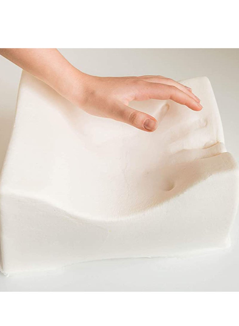 Arabest Leg Positioner Knee Pillow，Made from Memory Foam，Removable and Washable Cover，Promotes Better Sleep, Improve Blood Circulation & Proper Posture Alignment  - Image 5