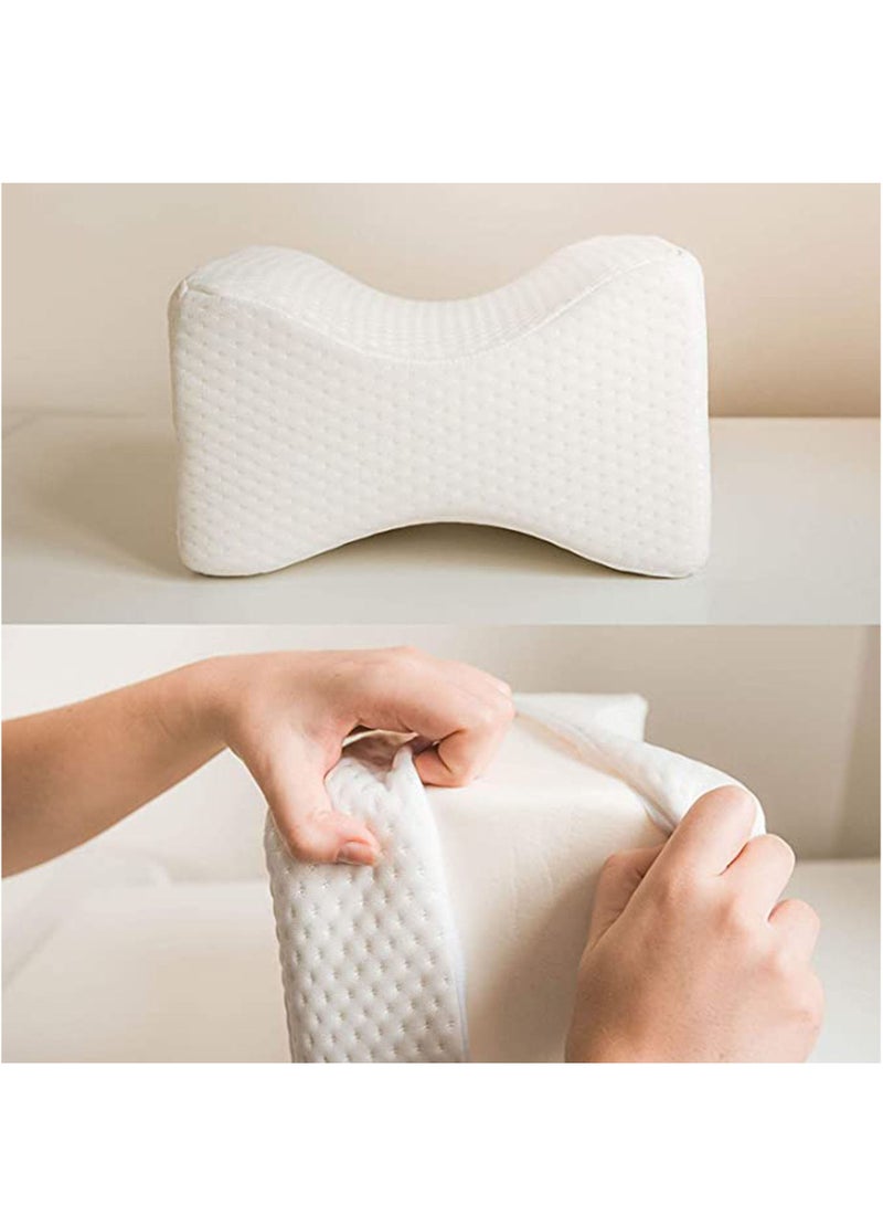 Arabest Leg Positioner Knee Pillow，Made from Memory Foam，Removable and Washable Cover，Promotes Better Sleep, Improve Blood Circulation & Proper Posture Alignment  - Image 4