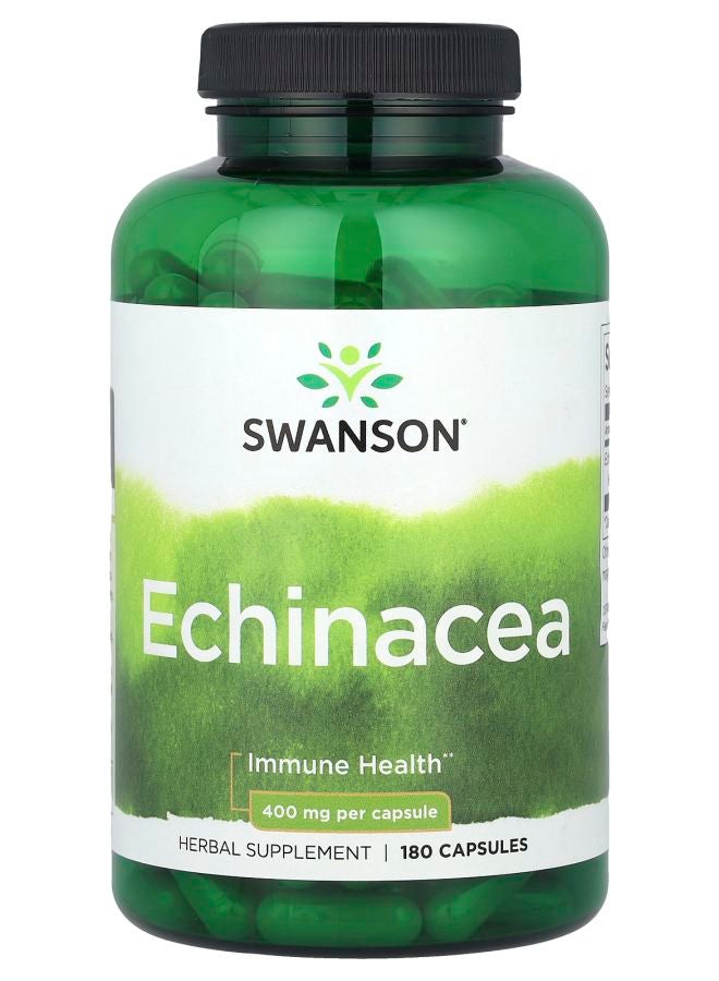 SWANSON Echinacea 400 mg 180 Capsules