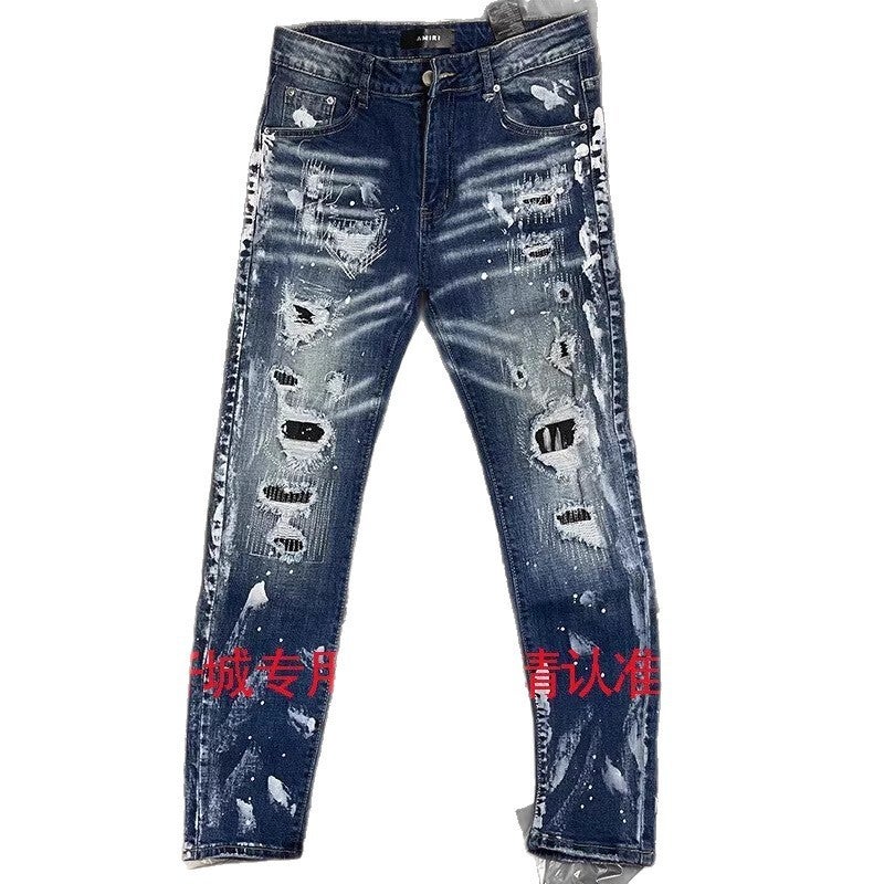 Unisex Classic Denim Jeans Loose Fit Daily Outdoor Wear - Image 3