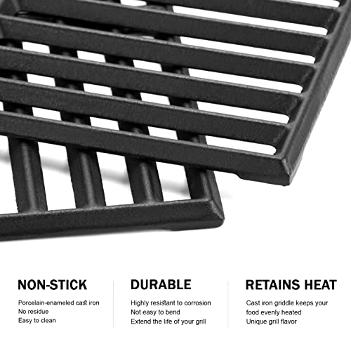 GGC 16 7/8" Grill Grates Replacement for Charbroil 463420508, 463420509, 463420511, 463436213, 463436214, 463440109, 463441312, Master Chef, Thermos and Backyard, 3 PCS 16 7/8 x 9 5/16 Cooking Grids - Image 4