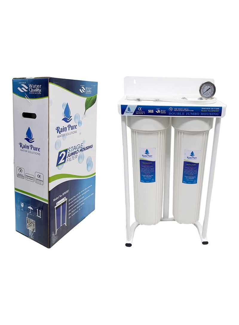 Rain Pure Rain Pure VERA NSF Certified Jumbo Water Filter 20" RO, Whole House, 1” Inlet and Outlet BSPT for Water Purification Water Filter for Kitchen  - Image 3