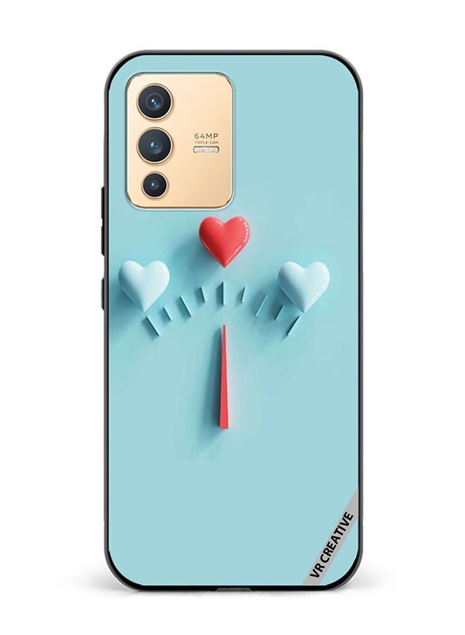 VR CREATIVE غطاء حماية لهاتف فيفو V23 5G بتصميم زوجي متعدد الألوان - Image 1