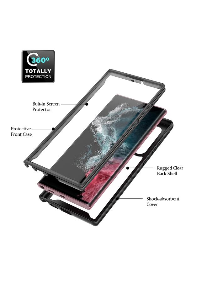 S-TOP Case For Samsung Galaxy S22 Ultra 5G Starry Sky Full Body Hybrid Shockproof Phone Case - Image 3