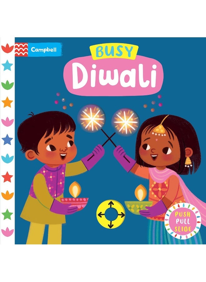 Busy Diwali: A Push, Pull, Slide Book  - Image 1
