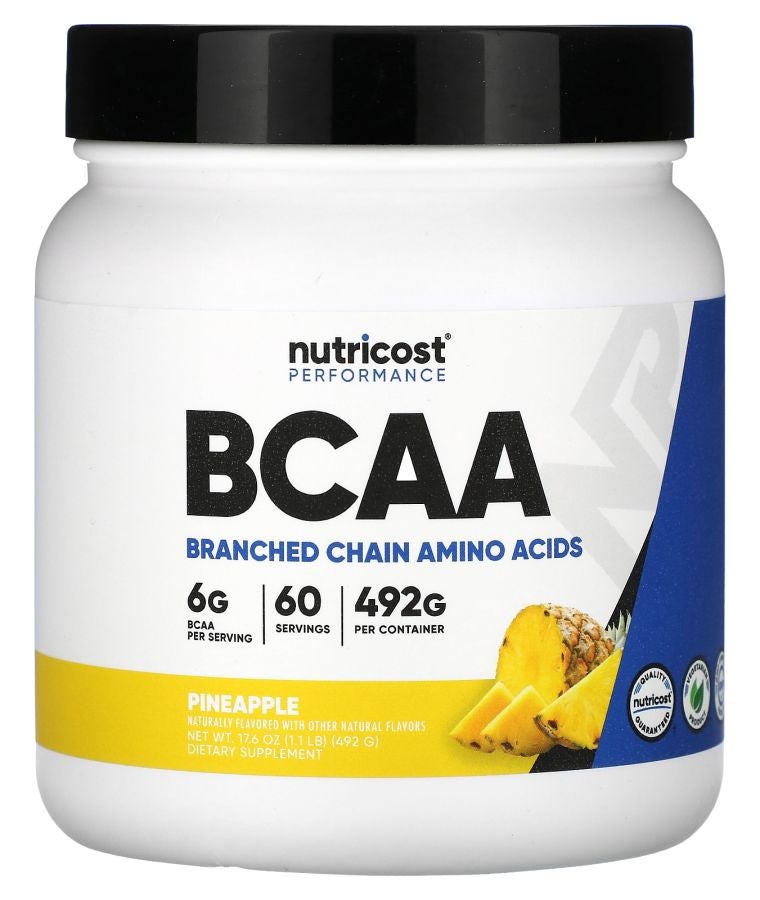 Nutricost Performance BCAA Pineapple 1.1 lb (492 g)