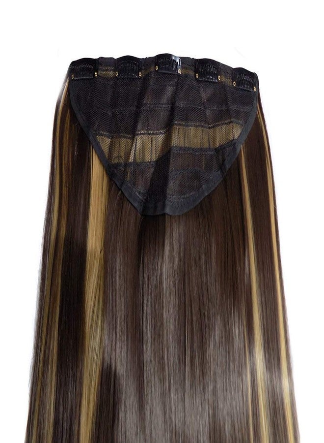 StayBuy™ Synthetic 5 Clips Straight Hair Extension For Women/Girls Pack-02 - Image 2
