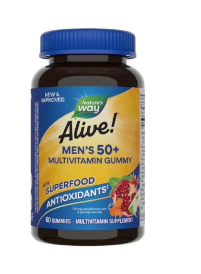 alive mens multi gummy 60s - Image 1
