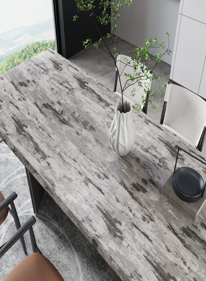CRE8TIVE Stained Grey Concrete Wallpaper Peel and Stick Concrete Contact Paper for Walls Waterproof Self Adhesive Removable Cement Wallpaper Textured Industrial Vinyl Roll for Bedroom Kitchen 12"x354" - Image 5