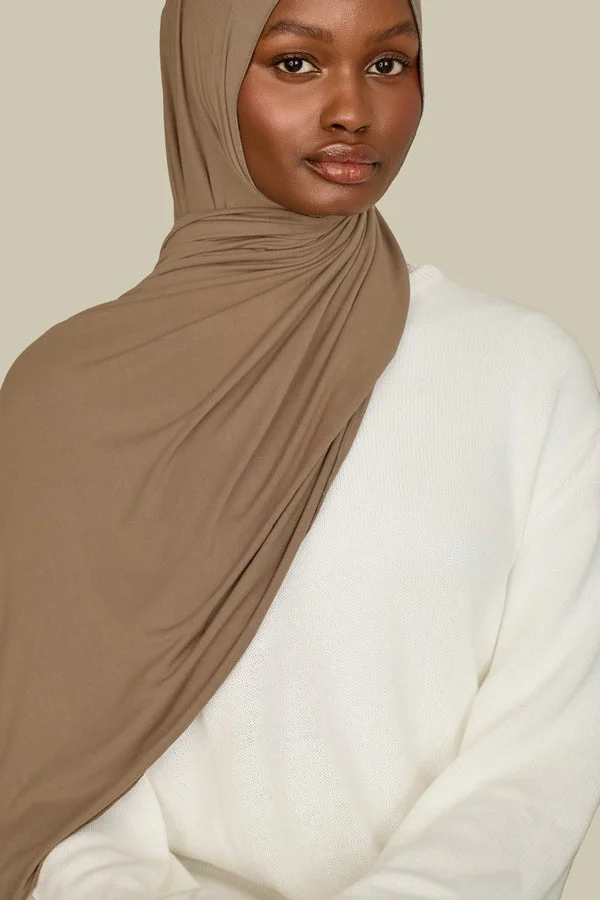 silqrose mushroom mini bamboo jersey hijab