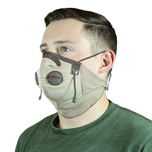 ATV Tek Pro Series Rider Filtered Dust Mask (Tan/Black, Universal) - Image 2
