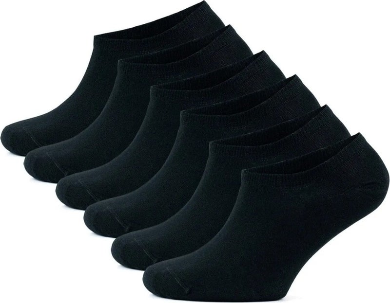 Mood Agenda Women's Cotton Invisible Sneakers Socks 6 Pieces