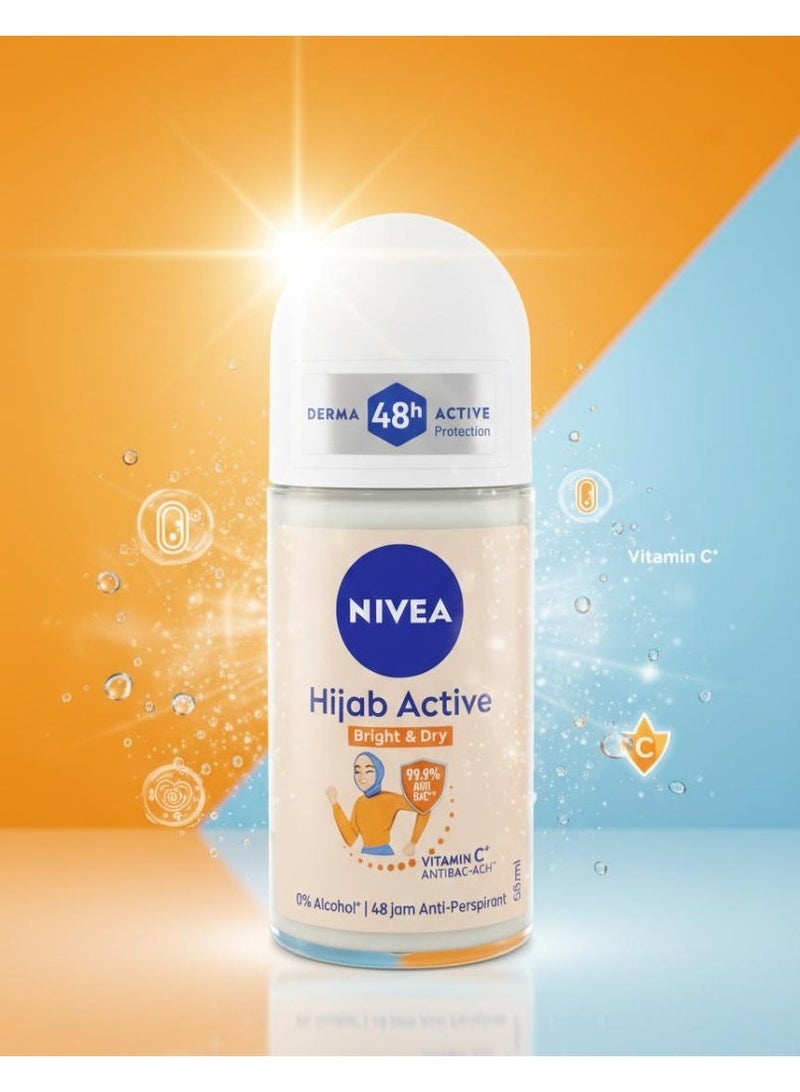 نيفيا مزيل عرق رول حجاب اكتف 50 مل - Image 2