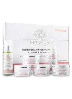 MITVANA Professional Tan Removal Facial Kit 6 Easy Step Facial for Reducing Skin Tan & Uneven Tone| Increases Skin Glow | Multi Use Facial Kit For both Men & Women(200g x 6=1200g) - pzsku/Z3E6AB6A2E1215358ADF8Z/45/_/1738306649/625b4ad0-1115-4f57-809b-d7dead123efa