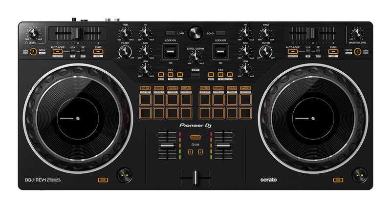 Pioneer DJ وحدة تحكم دي جي بايونير DDJREV1 2deck سيراتو دي جي