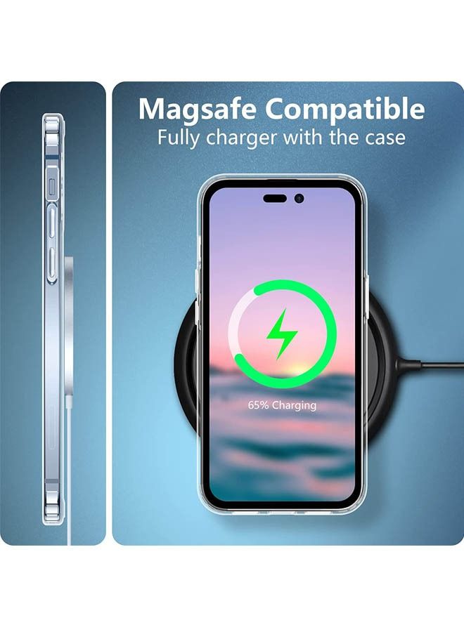 iPhone 14 Pro  Case 6.1 inch, Anti-Yellowing ,  Drop Protection with Bumper Shockproof Protective Cover Slim Thin Phone Case iPhone 14 Pro Crystal Clear