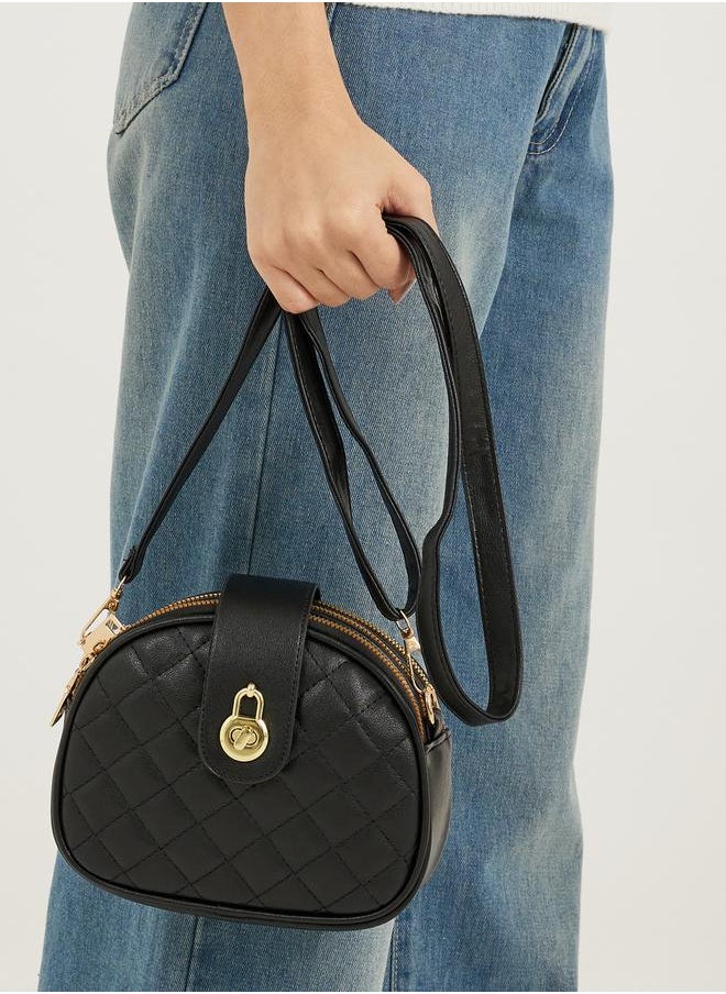 Styli Quilted Camera Bag with Detachable Strap  - Image 4