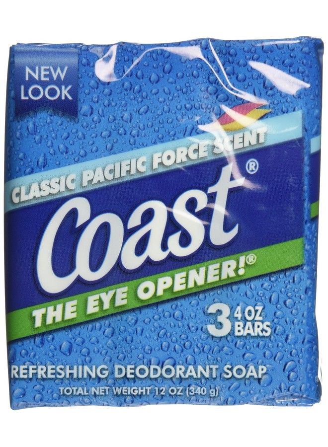 Coast Bath Bars Original Blue 3 Bar Soap 12 Oz - Image 1