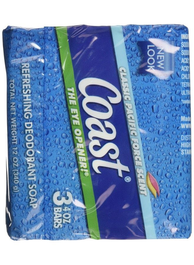 Coast Bath Bars Original Blue 3 Bar Soap 12 Oz - Image 4