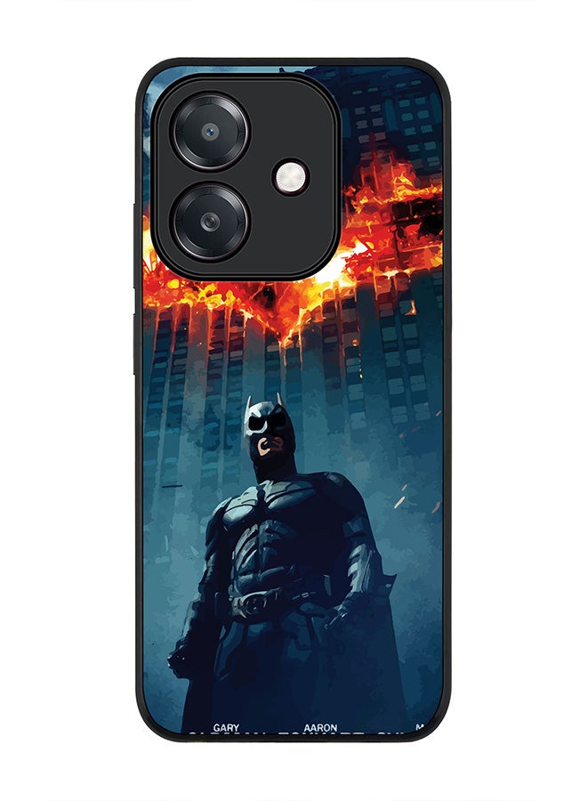 Stylizedd غطاء لأوبو A5i، حماية كاميرا نحيفة، غطاء هاتف مضاد للصدمات - باتمان المحترق