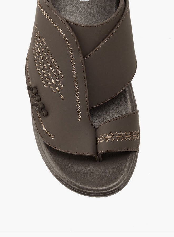 دوتشيني صنادل رجالية مطرزة عربية سهلة الارتداء - Image 4