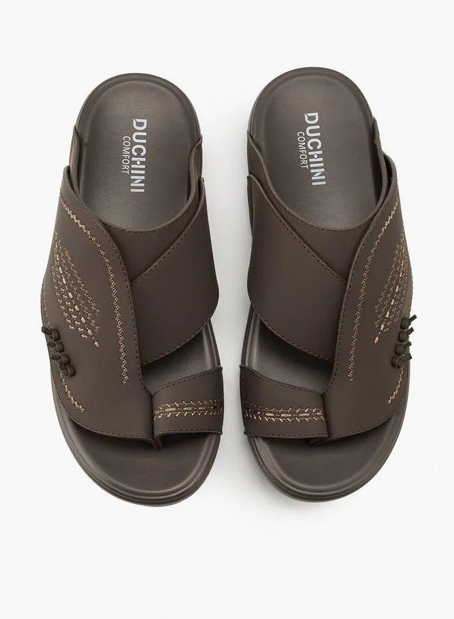 دوتشيني صنادل رجالية مطرزة عربية سهلة الارتداء