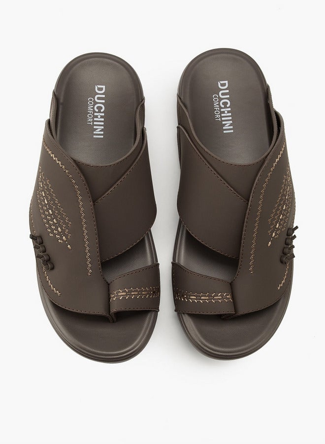 دوتشيني صنادل رجالية مطرزة عربية سهلة الارتداء - Image 2