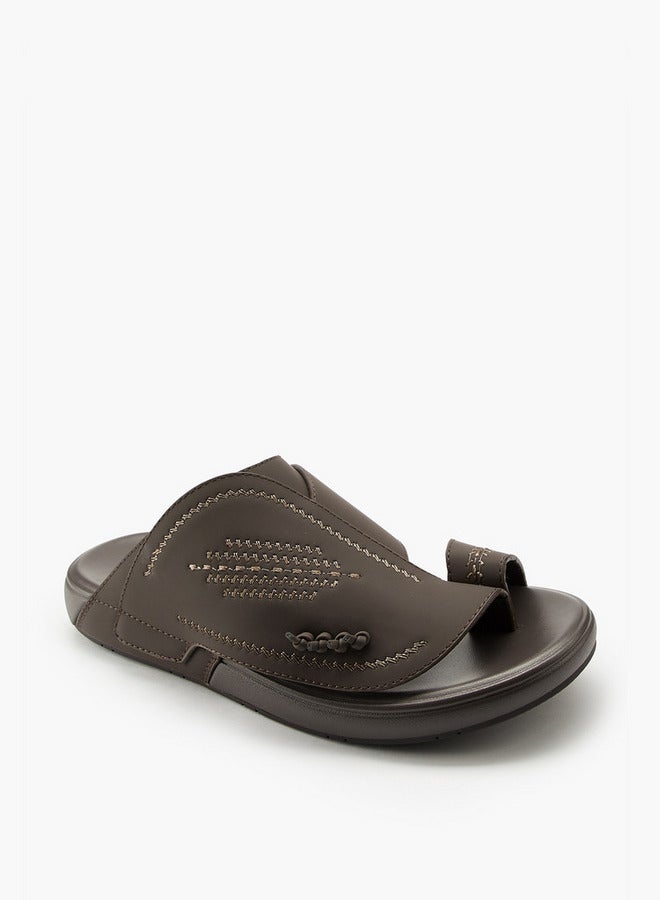 دوتشيني صنادل رجالية مطرزة عربية سهلة الارتداء - Image 3