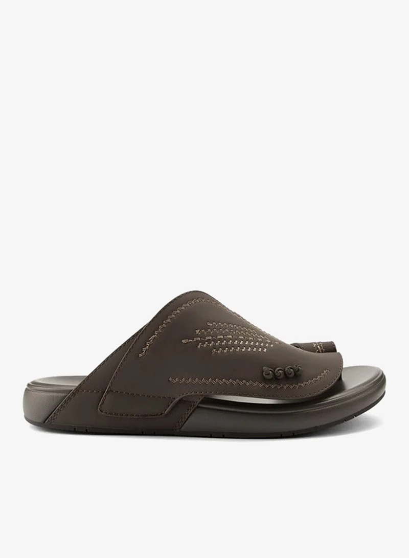 DUCHINI Men's Embroidered Arabic Slip-On Sandals Ramadan Collection