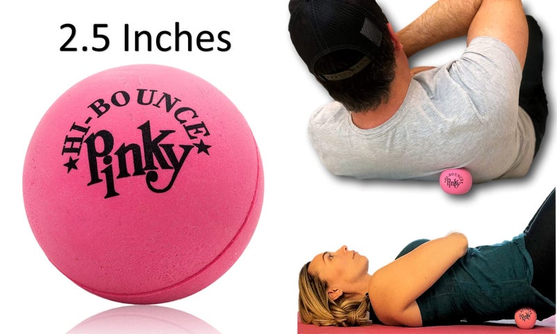 Ja-Ru JA-RU Hi-Bounce Pinky Ball (3 Bouncy Balls) Bouncing Balls for Kids. Stress Ball  Massage Therapy. Sports Indoor & Outdoor Playground Toy  Bulk Party Favor  Stocking Stuffers 976-3p - Image 2